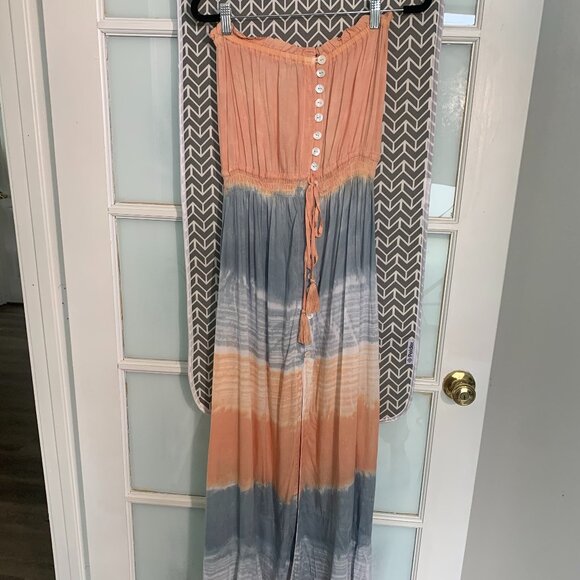 Tiare Hawaii Nata Mauve & Grey Ryden Maxi Dress - Picture 3 of 5